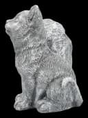 Katzen Gedenkstein Grabdeko 15cm - Trauer Figur mit Herz Spruch Bild 4
