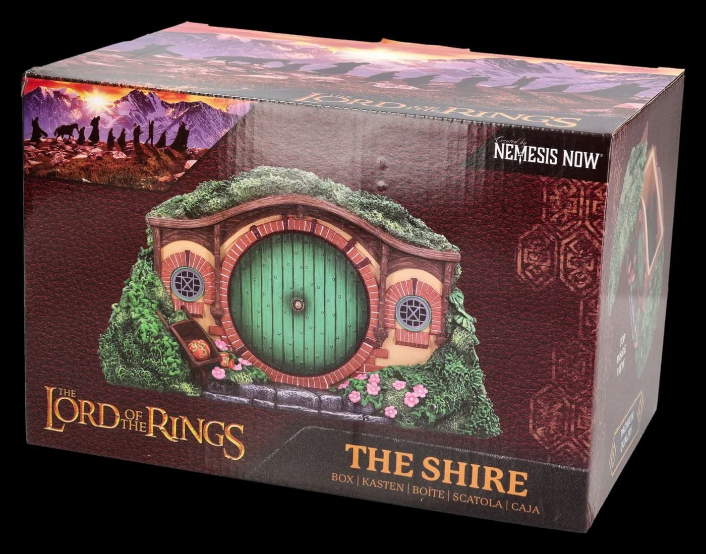 Figuren Shop GmbH Herr der Ringe Schatulle The Shire Hobbit Haus Schmuckbox