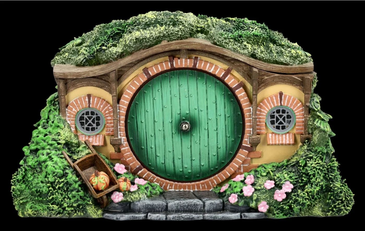 Figuren Shop GmbH Herr der Ringe Schatulle The Shire Hobbit Haus Schmuckbox - Bild 2