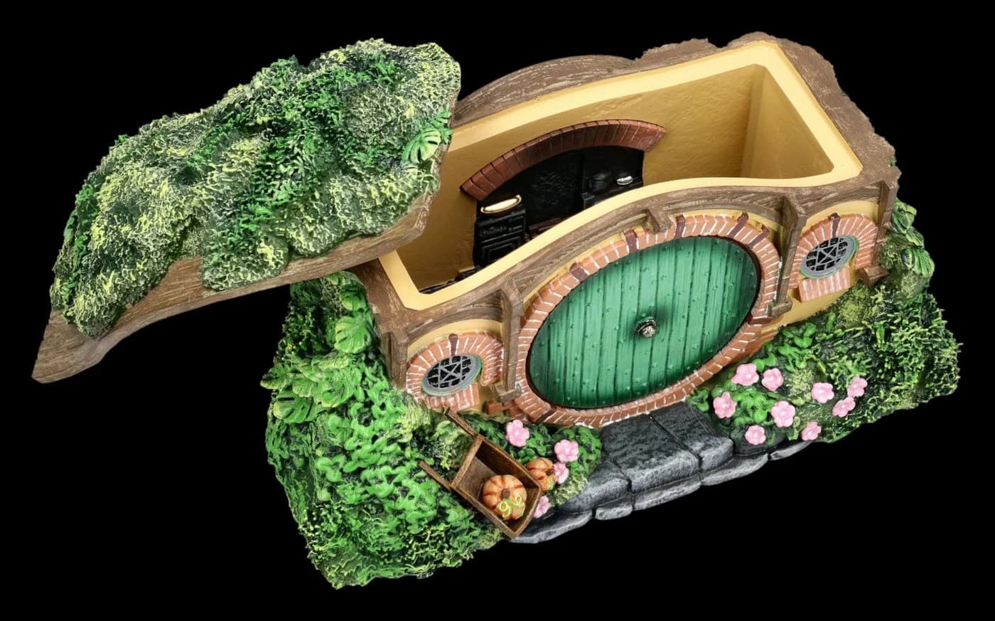Figuren Shop GmbH Herr der Ringe Schatulle The Shire Hobbit Haus Schmuckbox - Bild 5