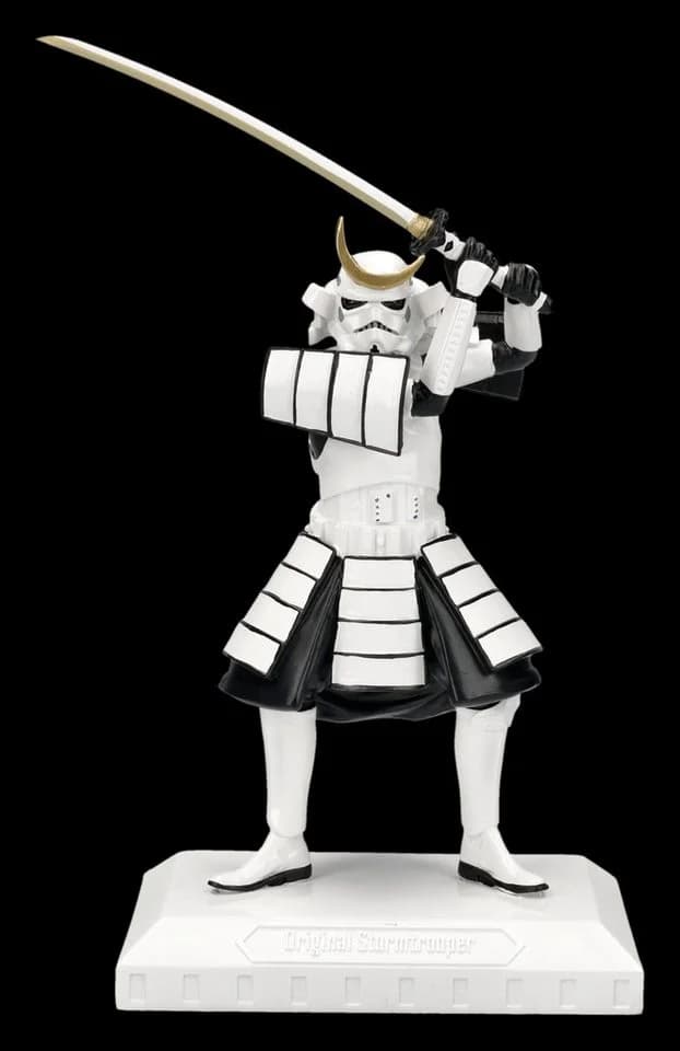 Stormtrooper Samurai Dekofigur 23 cm Kunststein Statue - Bild 2