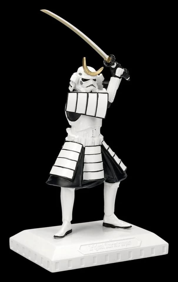 Stormtrooper Samurai Dekofigur 23 cm Kunststein Statue - Bild 3