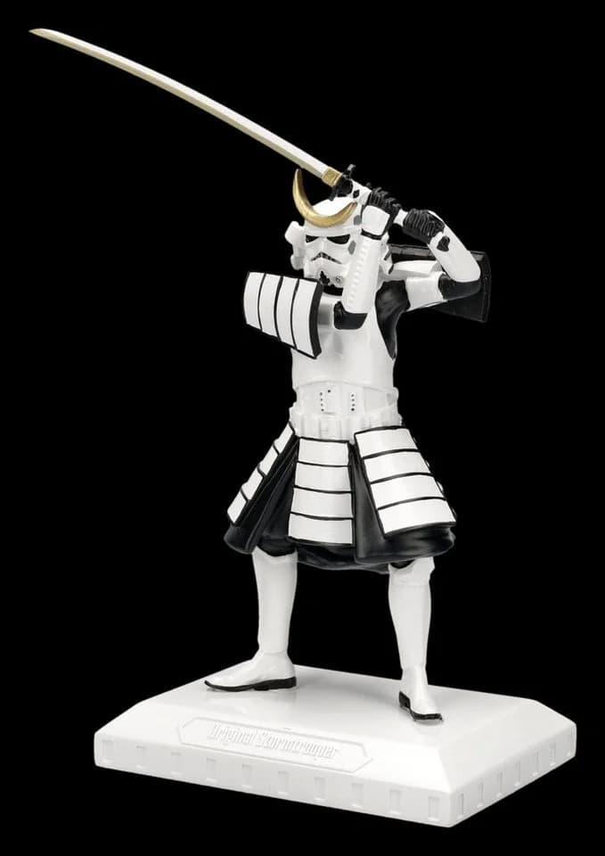 Stormtrooper Samurai Dekofigur 23 cm Kunststein Statue - Bild 4