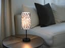 Reality Leuchten LED Nachttischlampe Zebramuster Dimmfunktion Bild 1