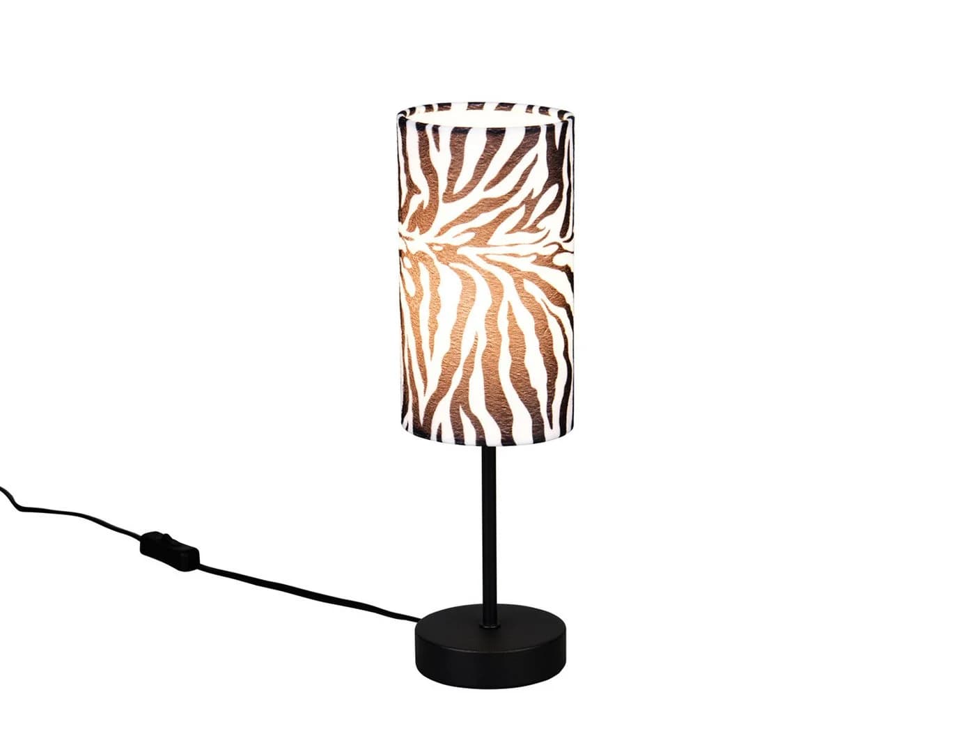 Reality Leuchten LED Nachttischlampe Zebramuster Dimmfunktion - Bild 2