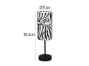 Reality Leuchten LED Nachttischlampe Zebramuster Dimmfunktion Bild 4