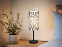 Reality Leuchten LED Nachttischlampe Zebramuster Dimmfunktion Bild 5