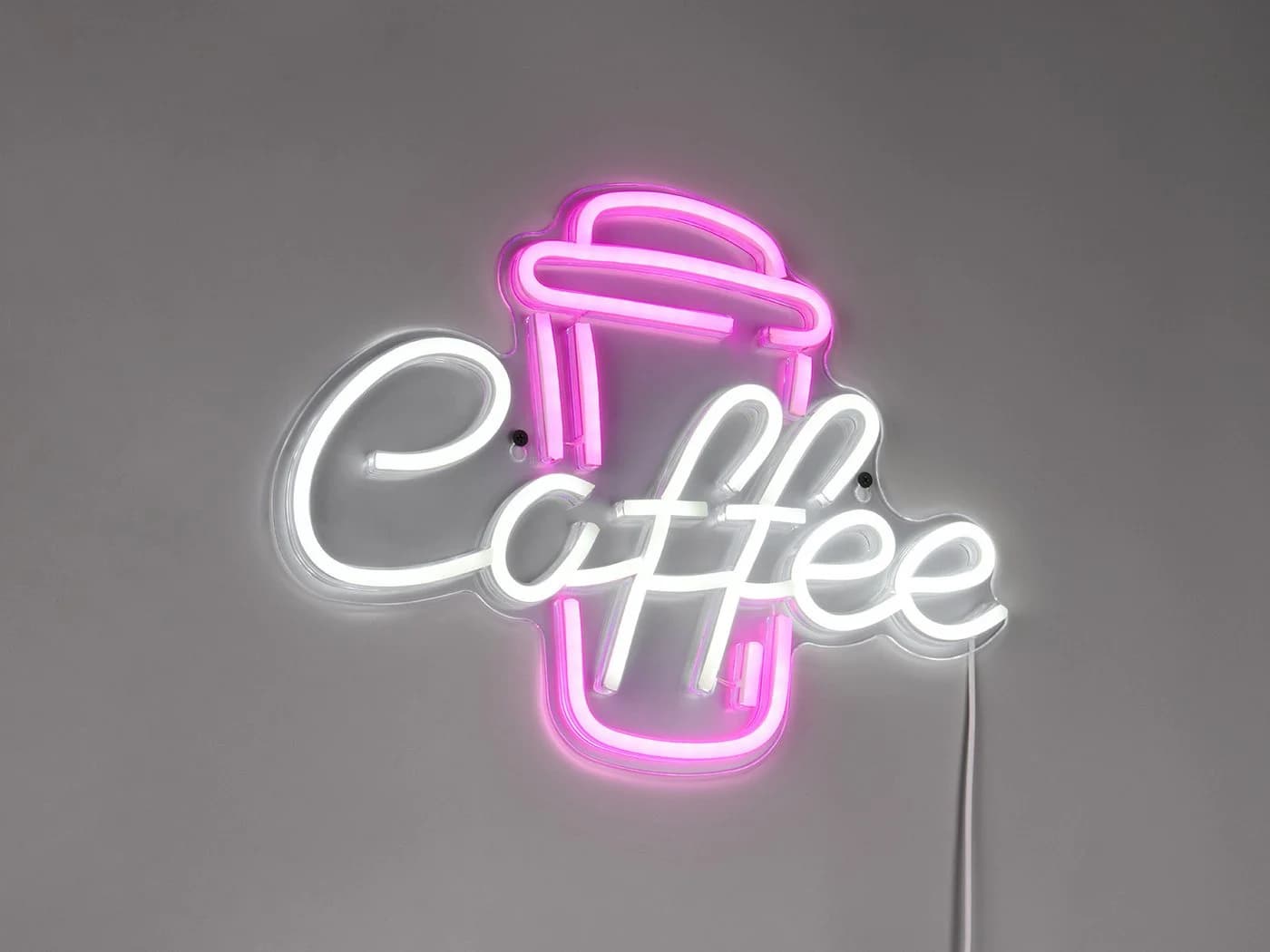 Reality Leuchten LED Dekolicht Café Neon-Lampe USB - Bild 3