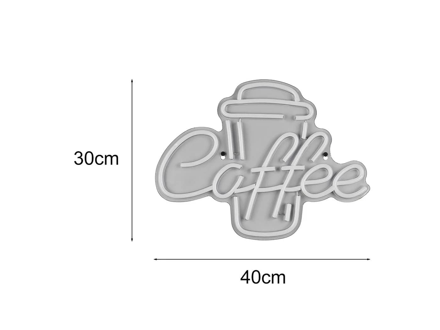 Reality Leuchten LED Dekolicht Café Neon-Lampe USB - Bild 4