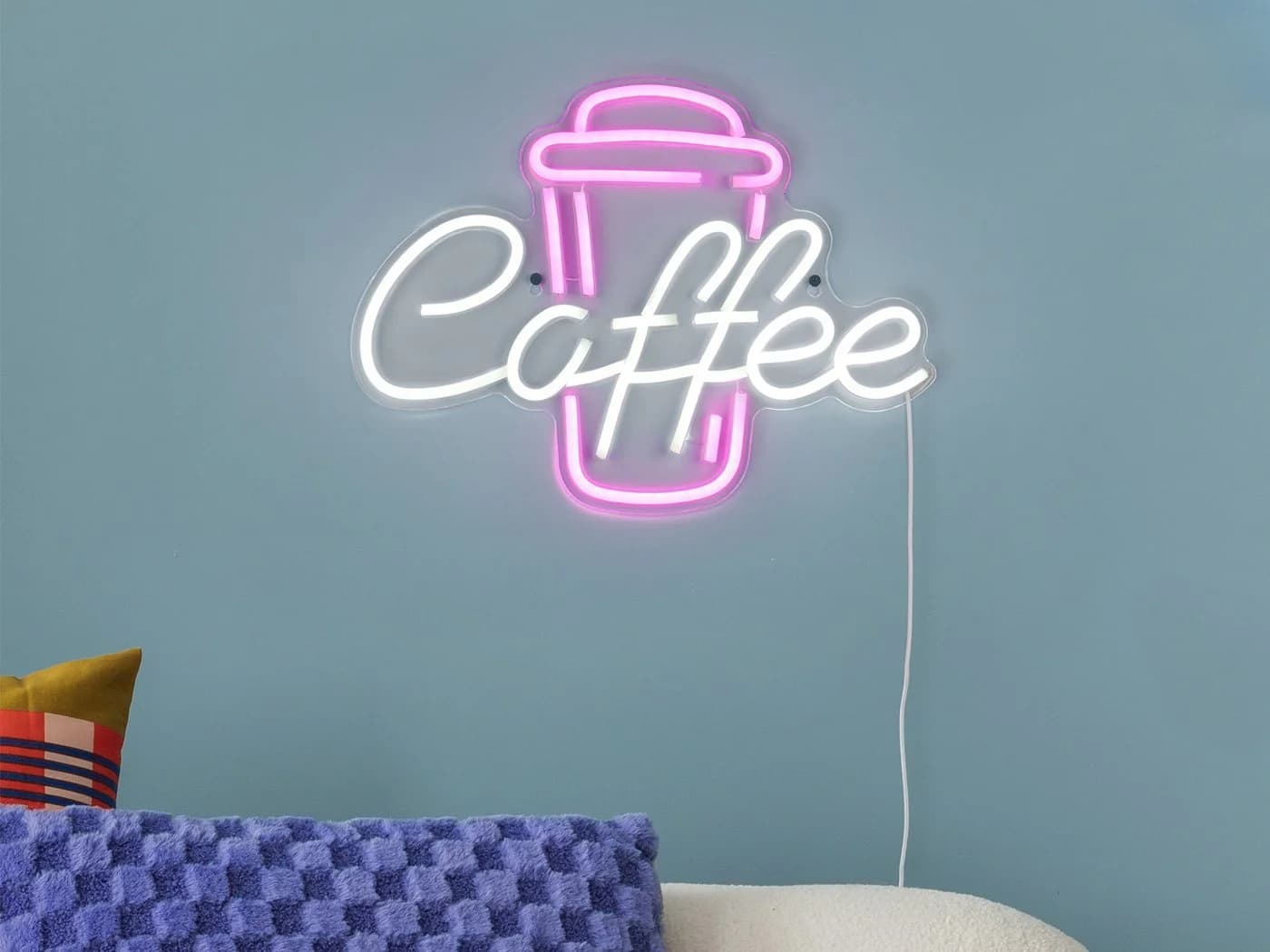 Reality Leuchten LED Dekolicht Café Neon-Lampe USB - Bild 5