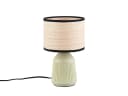 Reality Leuchten LED Nachttischlampe Grün Keramik & Papier Bild 2