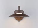 TRIO Leuchten LED Außen-Wandleuchte Aluminium Rostoptik Bild 5