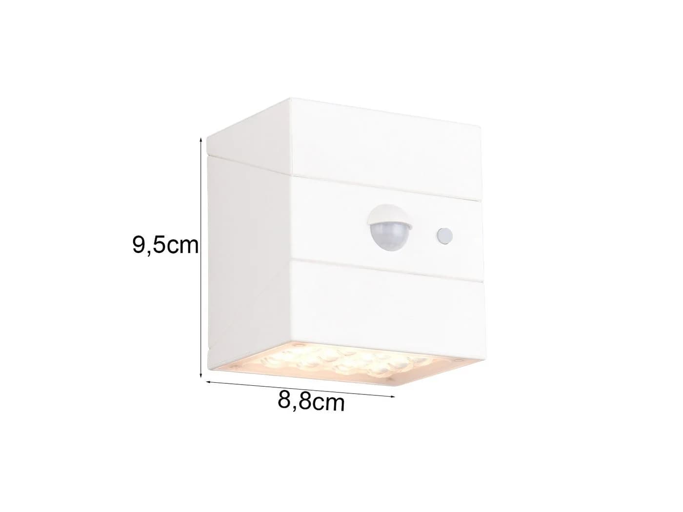 Reality Leuchten LED Außen-Wandleuchte Solar 2er Set Weiß - Bild 3