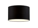 TRIO Leuchten Lampenschirm aus Stoff Ø 40cm Schwarz E27 Bild 2