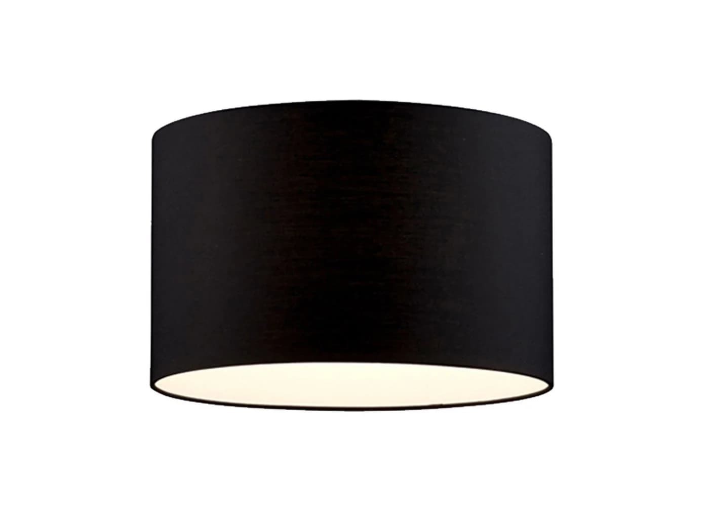 TRIO Leuchten Lampenschirm aus Stoff Ø 40cm Schwarz E27 - Bild 2
