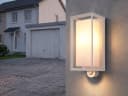 GLOBO LIGHTING LED Außen-Wandleuchte Weiß mit Bewegungssensor Bild 1