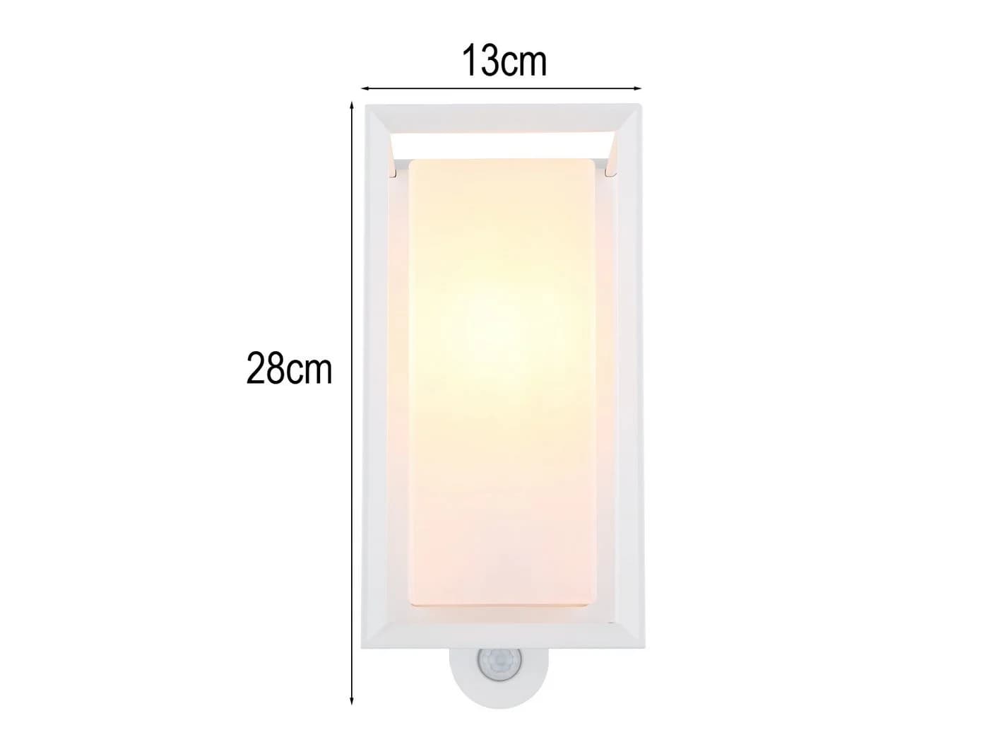 GLOBO LIGHTING LED Außen-Wandleuchte Weiß mit Bewegungssensor - Bild 4