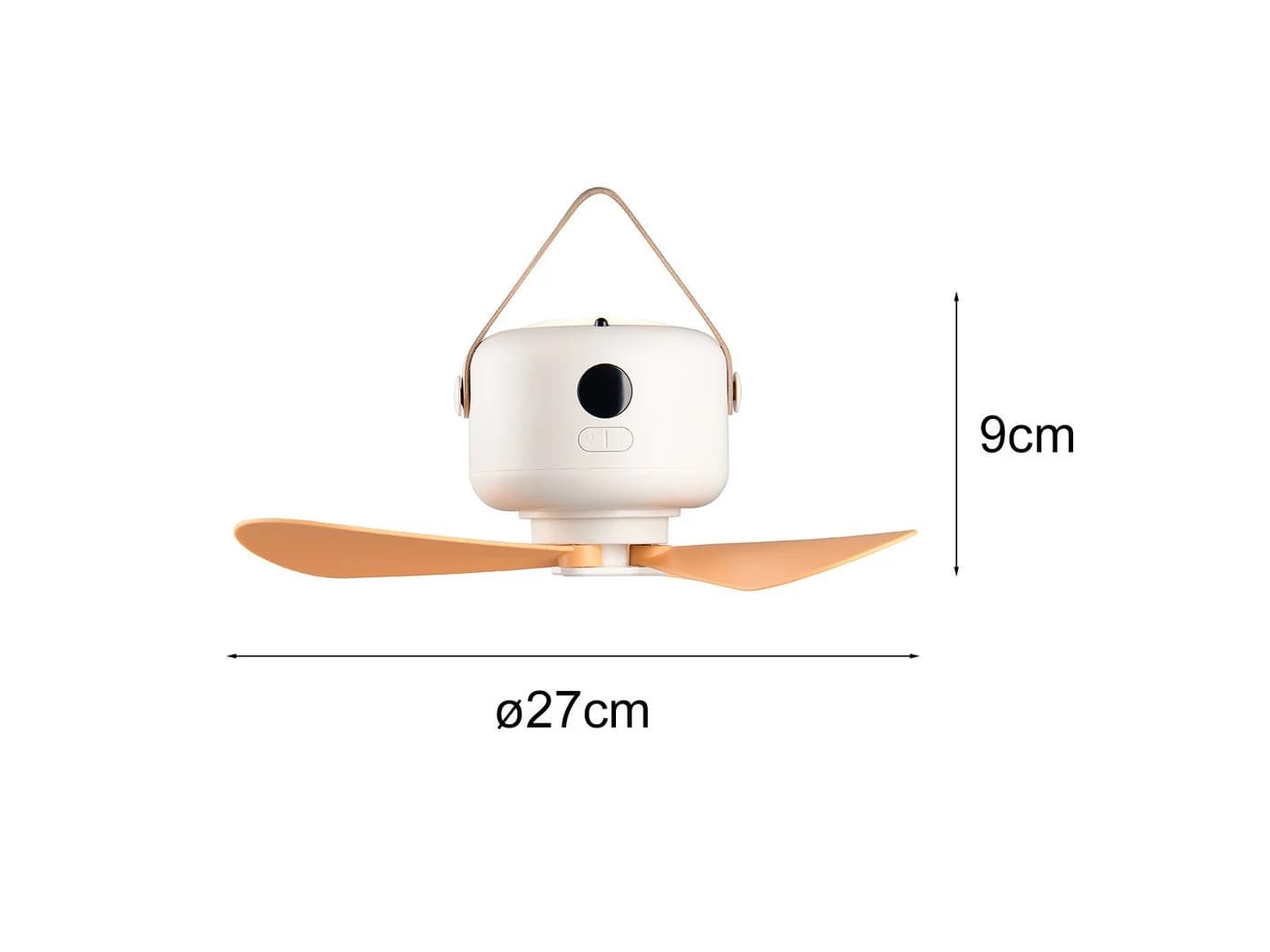 Reality Leuchten Akku-Ventilator mit Licht & Fernbedienung 27cm - Bild 4