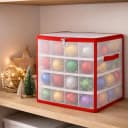 TK Gruppe Christbaumschmuck XXL Aufbewahrungstasche Box Weihnachtskugeln Bild 3