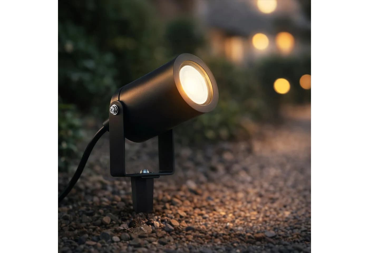 SSC-LUXon LED Gartenstrahler KALOA Schwarz GU10 IP44