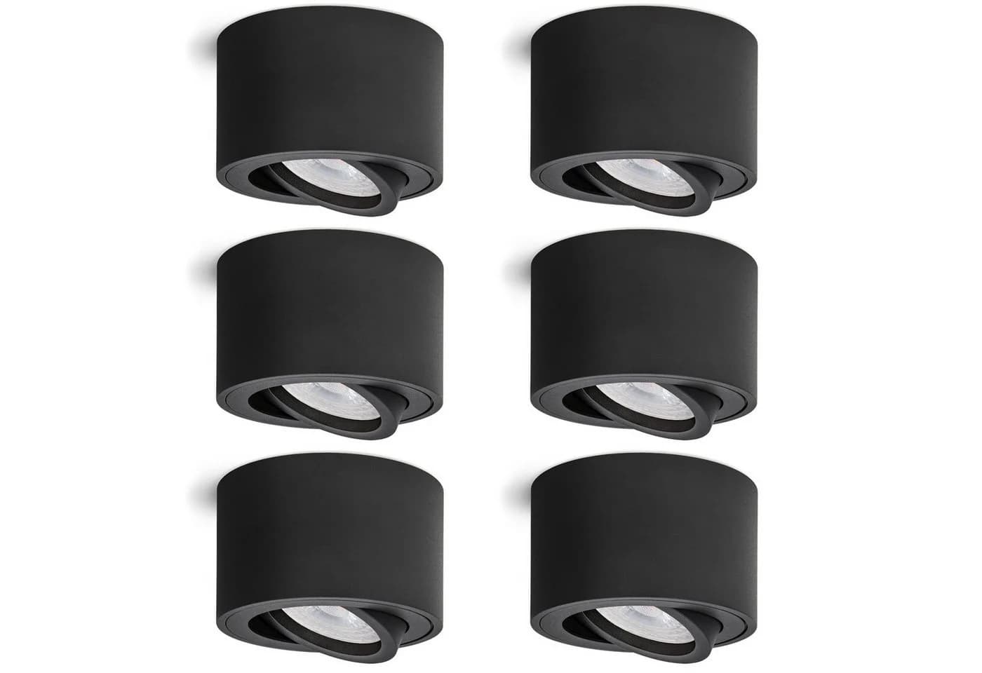 SSC-LUXon LED Aufbaustrahler SMOL Schwarz Schwenkbar - Bild 2