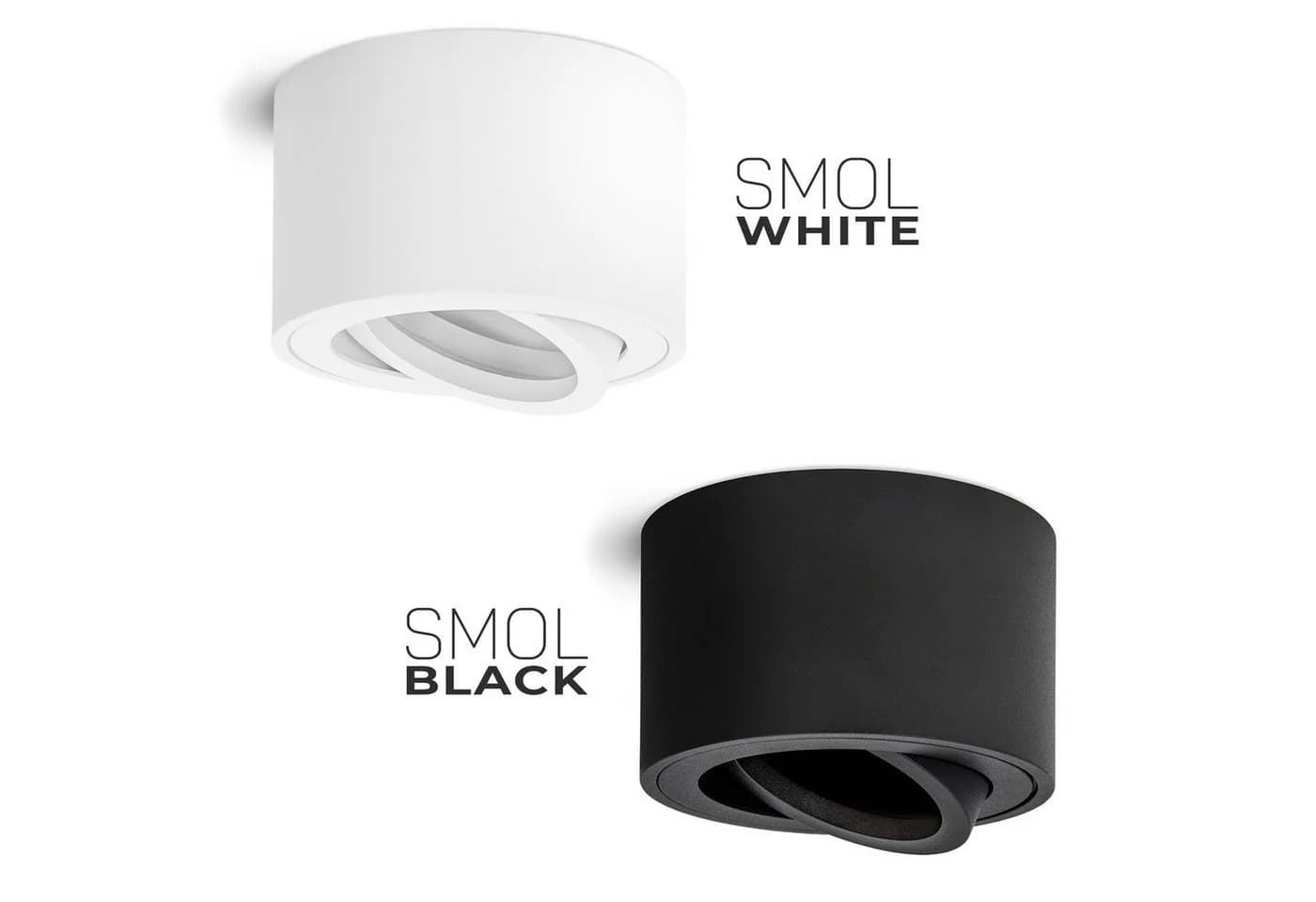 SSC-LUXon LED Aufbaustrahler SMOL Schwarz Schwenkbar - Bild 5