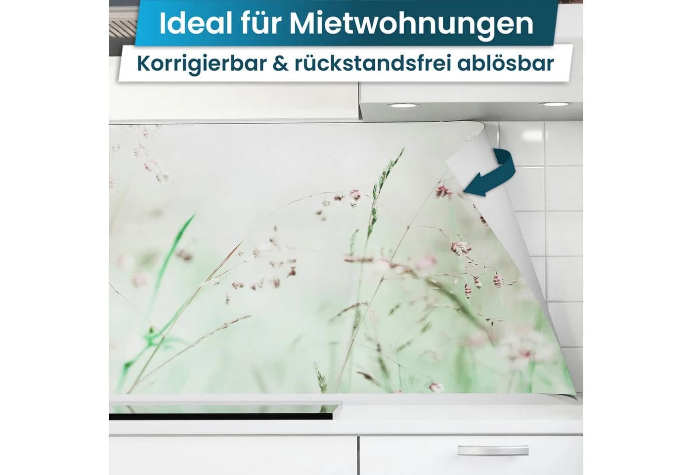 danario Küchenrückwand Folie selbstklebend - Matt - Spritzschutz Küche - Bild 3