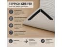 BAYLI Antirutsch Teppichstopper 4er Set Selbstklebend Schwarz Bild 1