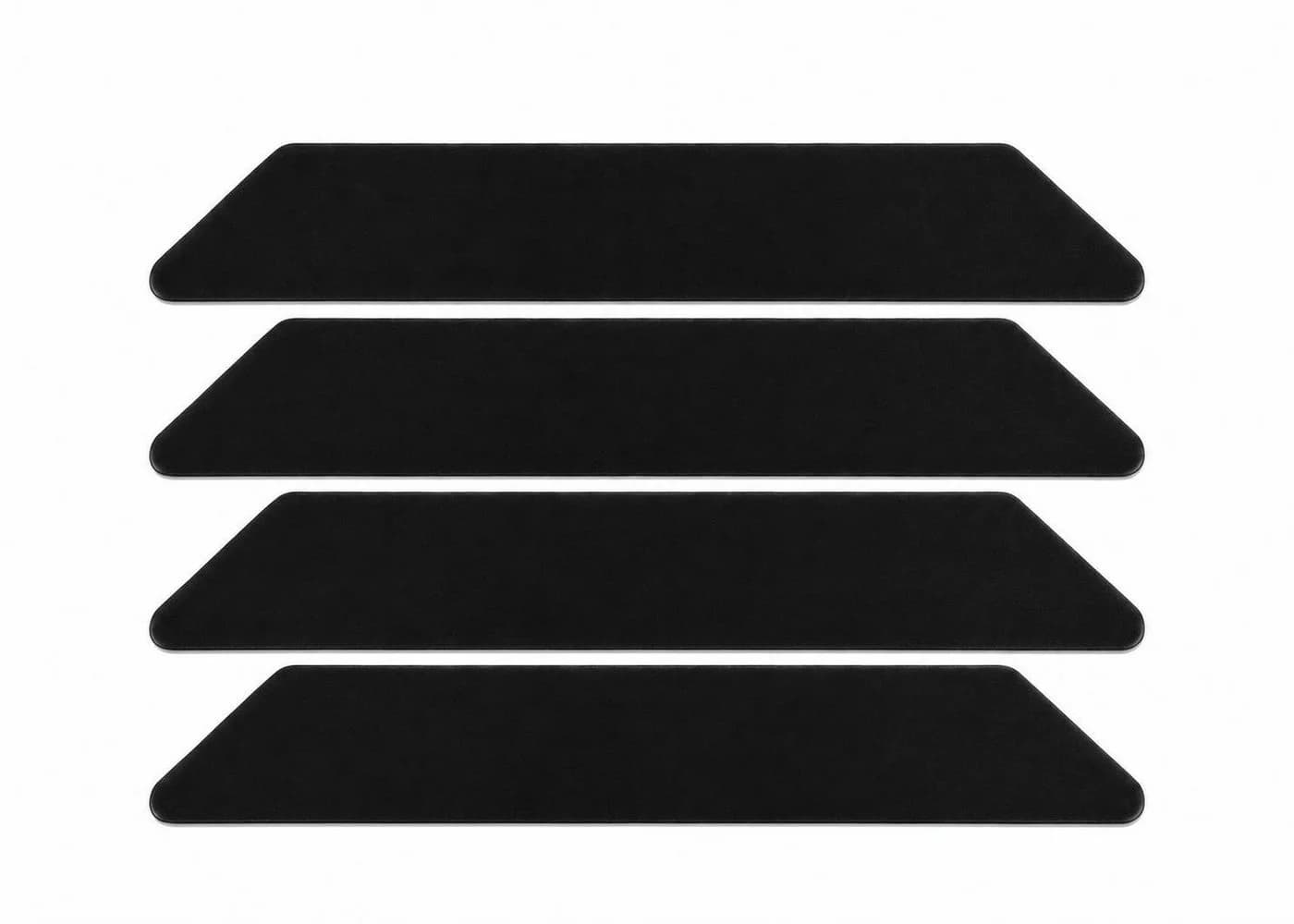 BAYLI Antirutsch Teppichstopper 4er Set Selbstklebend Schwarz - Bild 2