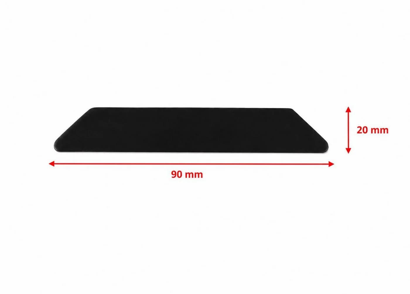 BAYLI Antirutsch Teppichstopper 4er Set Selbstklebend Schwarz - Bild 5