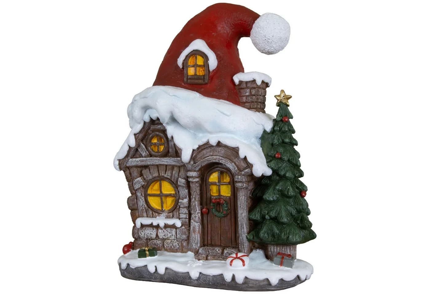 Christmas Paradise Lebkuchenhaus 19cm Braunes Weihnachtshaus