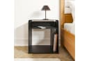 HEVVA Nachttisch ELY Metall Schwarz/Weiß Matt Modern Bild 3
