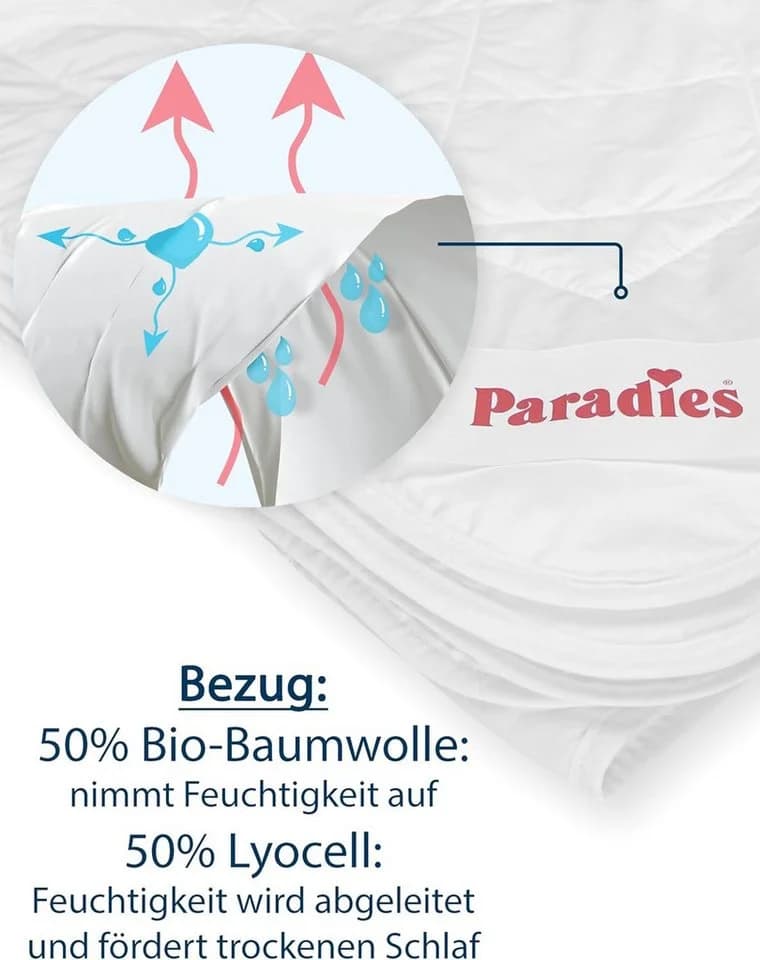 Paradies Cool Comfort Bio Sommerdecke kühlend 135x200 - Bild 4