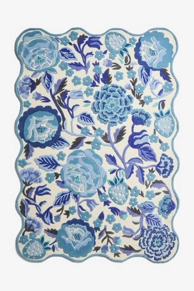 Ready Rugs Designteppich Unregelmäßig geformte botanische Sammlung Blau - Bild 2