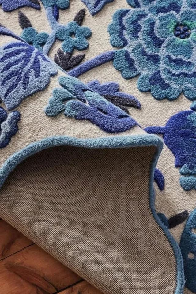 Ready Rugs Designteppich Unregelmäßig geformte botanische Sammlung Blau - Bild 5