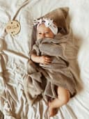 Babydecke 100% Merinowolle Blätterschming Bild 5