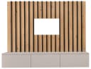Furn.Design TV-Board Pearl Set mit Rückwandpaneel Kaschmir Eiche Bild 3