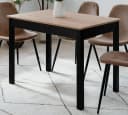 Inn.Furn Esstisch Prag Eiche Artisan Schwarz 110x67 cm Bild 2