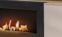 Inn.Furn Wohnwand Cathlyn Eiche Kaschmir mit Ethanol Kamin und LED Bild 3