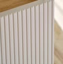 Inn.Furn Wohnwand Cathlyn Eiche Kaschmir mit Ethanol Kamin und LED Bild 4