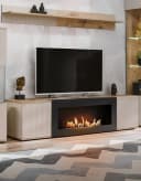 Inn.Furn Lowboard Cathlyn mit integriertem Kamin & Push-to-Open Bild 1