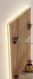 Furn.Design Wohnwand Clay Grau Eiche LED Push-to-Open Bild 4