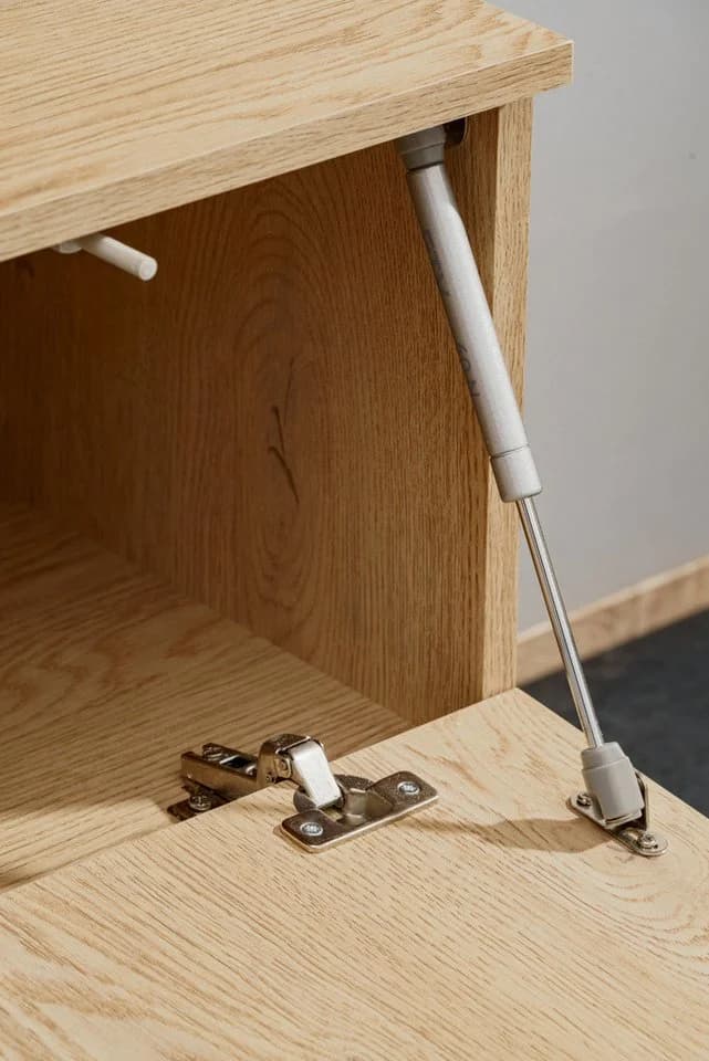 Inn.Furn Lowboard Sense Set mit Wandregal Eiche Dekor Push-to-Open - Bild 4