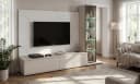Inn.Furn Wohnwand Charm 3-teilig Kaschmir Marmor mit LED Bild 1
