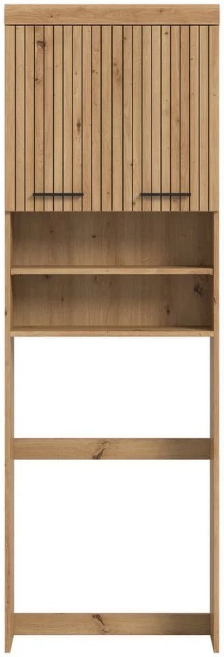 Inn.Furn Waschmaschinenumbauschrank Shawn Beige Leistenoptik - Bild 4