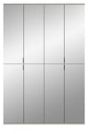 Inn.Furn Garderobenschrank Line-Up 8 Spiegeltüren Beige Bild 1