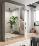 Inn.Furn Garderobenschrank Line-Up 8 Spiegeltüren Beige Bild 3