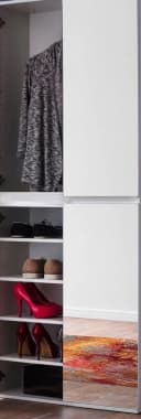 Inn.Furn Garderobenschrank Line-Up 8 Spiegeltüren Beige Bild 4