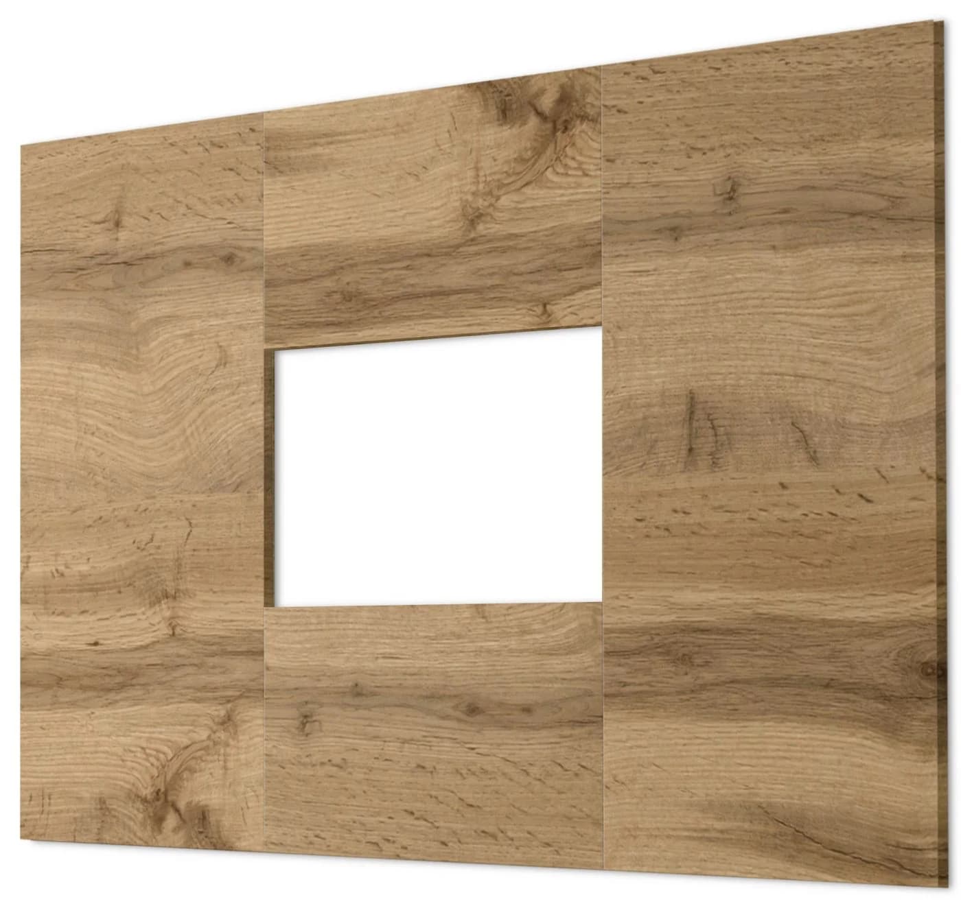 Inn.Furn Lowboard Public Set mit Kamin und Wandpaneel Eiche Wotan - Bild 4