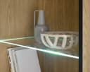 Furn.Design Highboard Design-D Vitrinenschrank Kaschmir Sand Eiche Bild 5